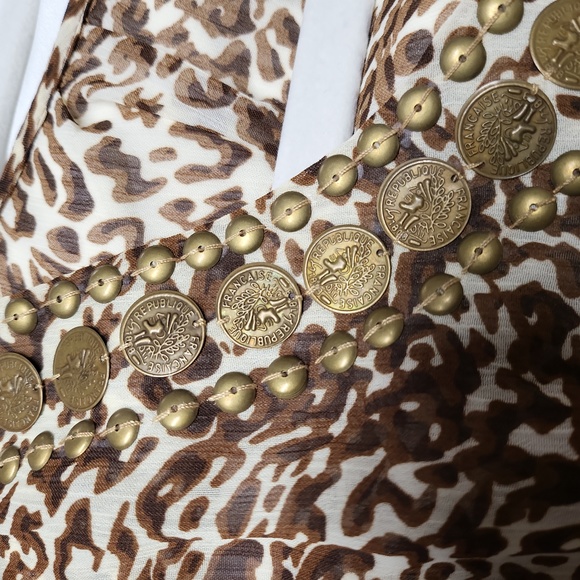 Size large Shiloh coin pullover blouse - Picture 4 of 4